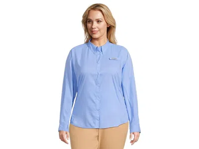 Columbia Plus Size Tamiamitm Ii Long Sleeves Shirt In Blue