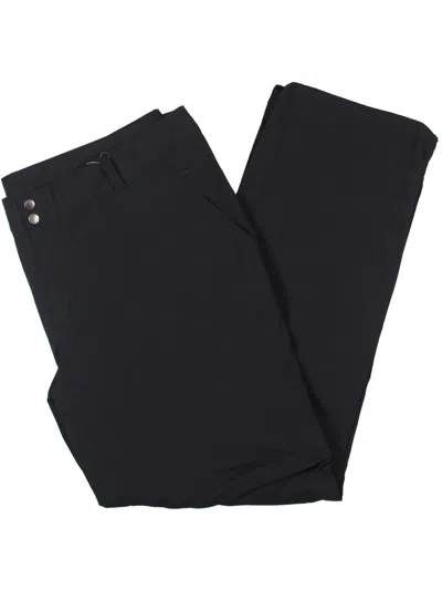 Columbia Plus Womens Convertible Outdoors Straight Leg Pants In Black