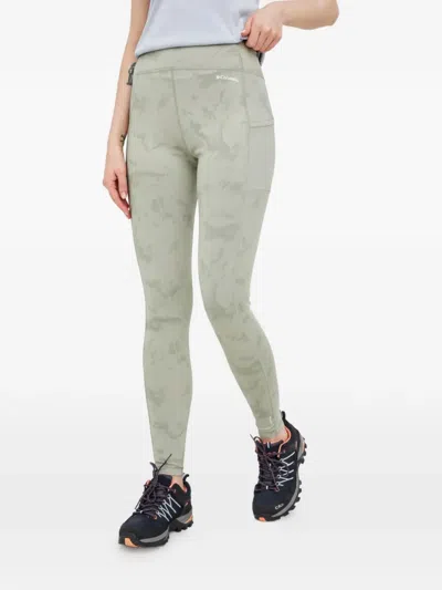 Columbia Pocket Print Leggings In Green