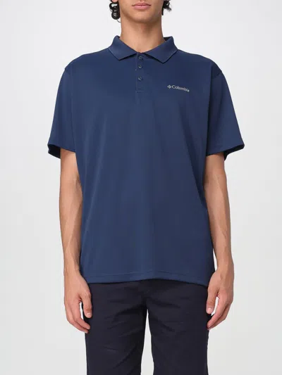 Columbia Polo Shirt  Men Color Navy In Blue