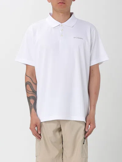 COLUMBIA POLO SHIRT COLUMBIA MEN COLOR WHITE,H11717001