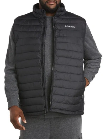 Columbia Powder Lite Quilted Vest In Black