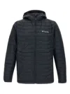 Columbia Powder Pass Hybrid Jacket In Black