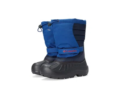 Columbia Powderbugtm Snowlitetm (toddler) Kids Shoes Mountain Blue/spicy : 4 Big Kid M, Textile In Multi