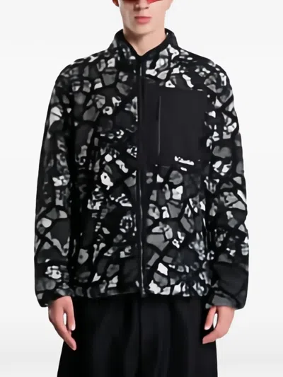 Columbia Printed Fleece Jacket In Black
