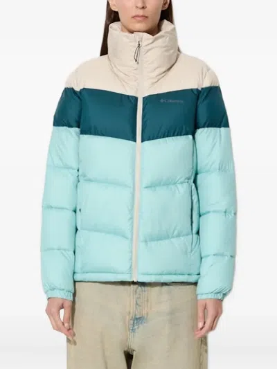 Columbia Puffect Colour-block Puffer Jacket In Multi