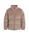Columbia Puffect Corduroy Jacket Man Puffer Camel Size Xl Cotton, Elastane In Beige