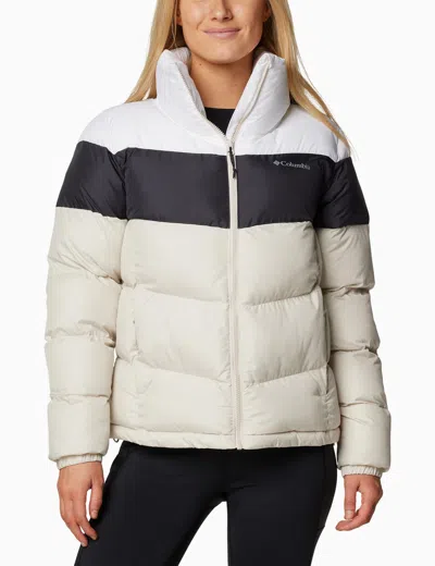 Columbia Puffect Ii Colourblock Puffer Jacket In White