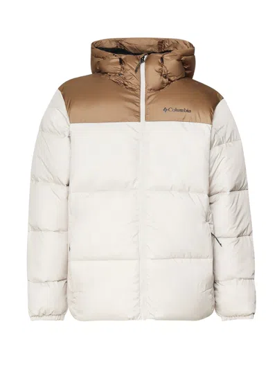 Columbia Puffect Ii Hooded Jacket In Dark Stone, Del