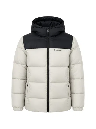 Columbia Kids' Puffect Ii Hooded Jacket In Neutral