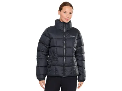 Columbia Puffect Iii Full Zip Jacket Women's Coat Black: Lg In Animal Print