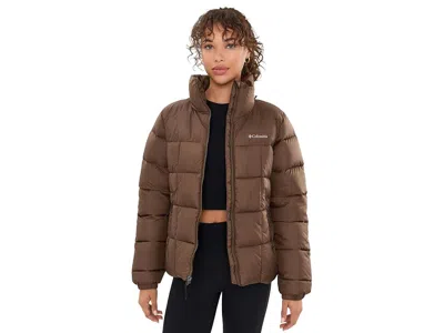 Columbia Puffect Iii Full Zip Jacket Women's Coat Tobacco: Md, Polyester In Brown