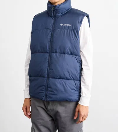 Columbia Puffect Iii Vest In Collegiate Navy In Blue