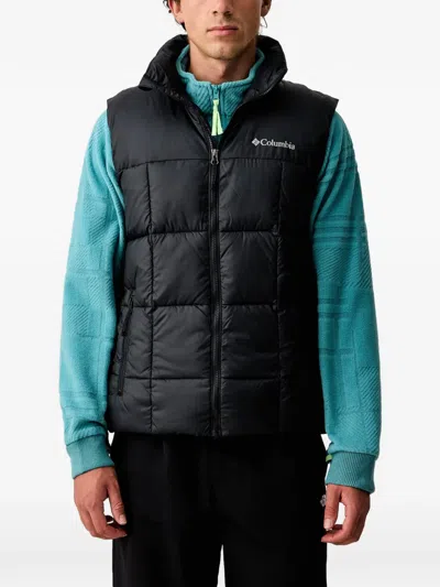 Columbia Puffect Quilted Gilet In Black