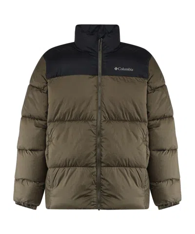 Columbia Pufffect Cotton Clothes In Brown