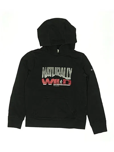 Pre-owned Columbia Kids' Pullover Hoodie In Black