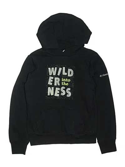 Pre-owned Columbia Kids' Pullover Hoodie In Black