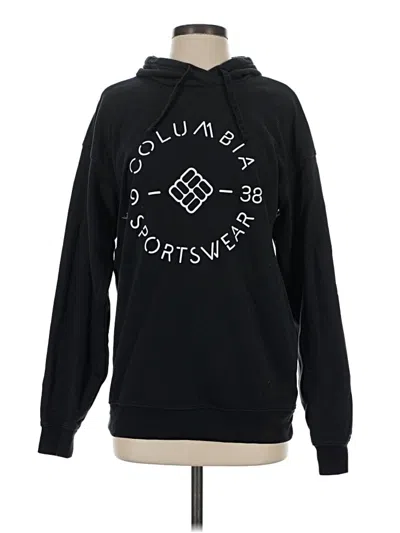 Pre-owned Columbia Pullover Hoodie In Black