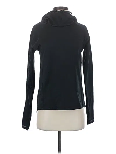 Pre-owned Columbia Pullover Hoodie In Black
