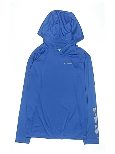 Pre-owned Columbia Kids' Pullover Hoodie In Blue