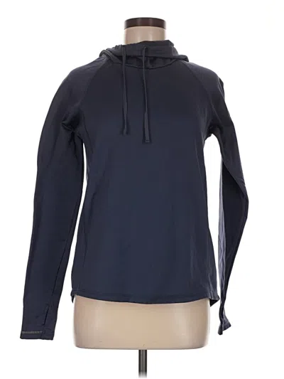 Pre-owned Columbia Pullover Hoodie In Blue