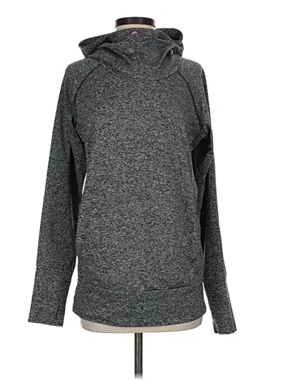 Pre-owned Columbia Pullover Hoodie In Gray