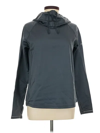 Pre-owned Columbia Pullover Hoodie In Gray