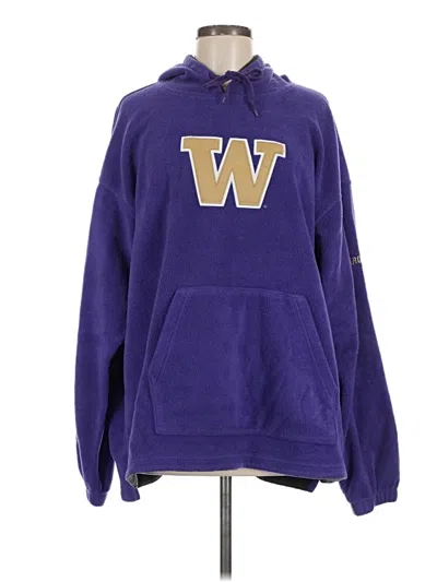 Pre-owned Columbia Pullover Hoodie In Purple