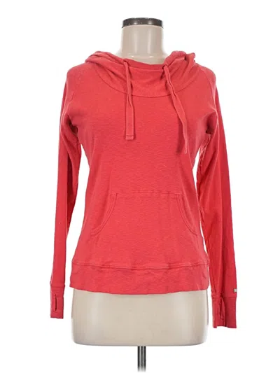 Pre-owned Columbia Pullover Hoodie In Red