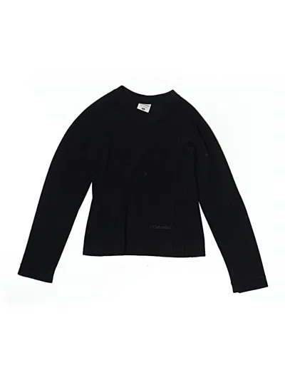 Pre-owned Columbia Kids' Pullover Sweater In Black
