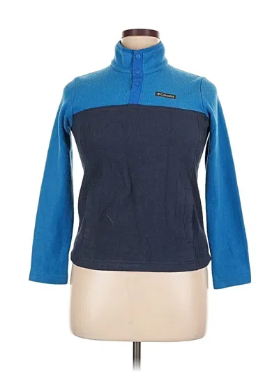 Pre-owned Columbia Pullover Sweater In Blue