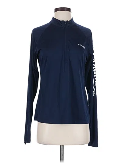 Pre-owned Columbia Pullover Sweater In Blue