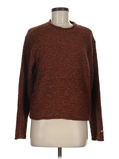 Pre-owned Columbia Pullover Sweater In Brown