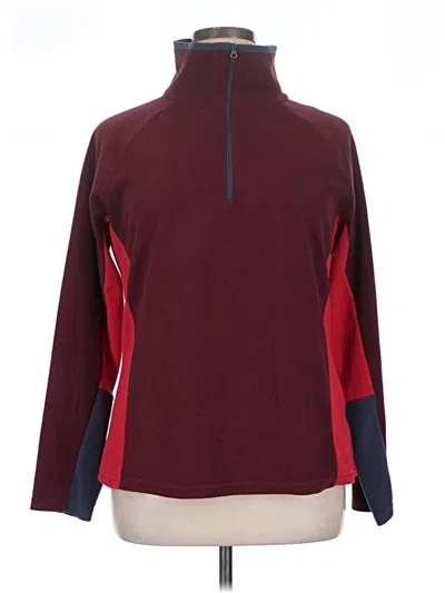 Pre-owned Columbia Pullover Sweater In Burgundy