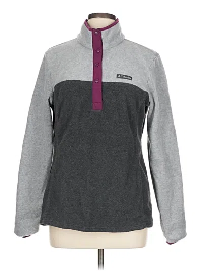 Pre-owned Columbia Pullover Sweater In Gray