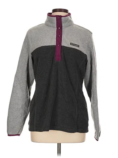 Pre-owned Columbia Pullover Sweater In Gray
