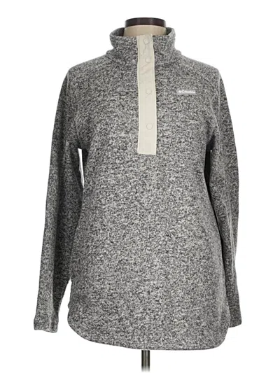 Pre-owned Columbia Pullover Sweater In Gray