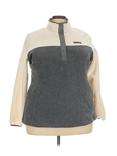 Pre-owned Columbia Pullover Sweater In Gray
