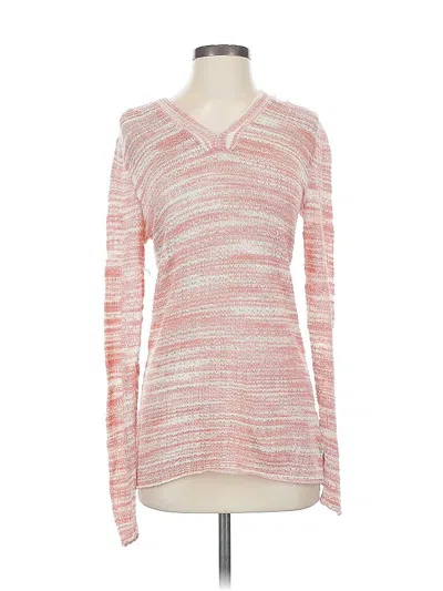 Pre-owned Columbia Pullover Sweater In Pink