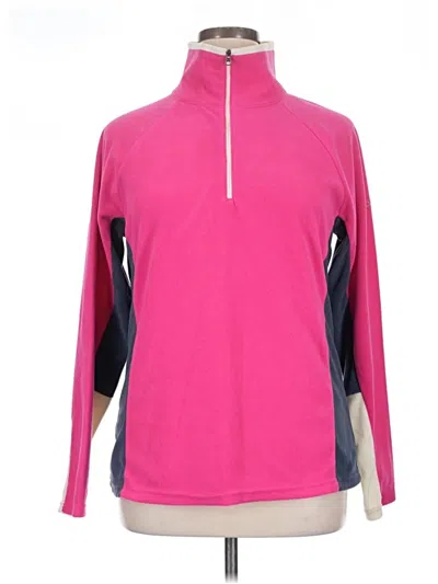 Pre-owned Columbia Pullover Sweater In Pink