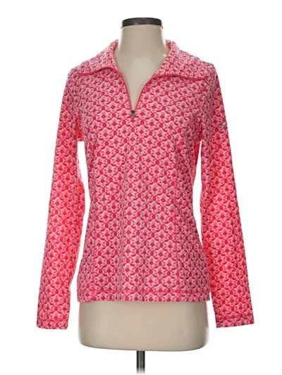 Pre-owned Columbia Pullover Sweater In Pink