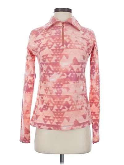 Pre-owned Columbia Pullover Sweater In Pink