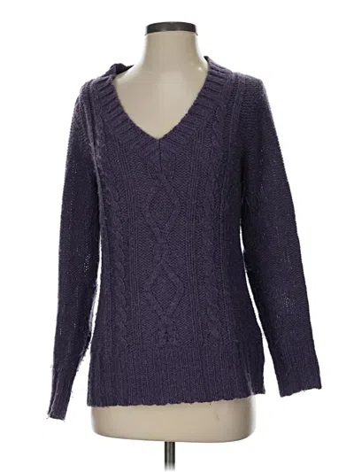 Pre-owned Columbia Pullover Sweater In Purple
