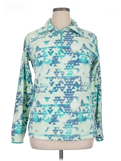 Pre-owned Columbia Pullover Sweater In Teal