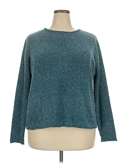Pre-owned Columbia Pullover Sweater In Teal