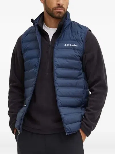 Columbia Quilted Gilet In Blue