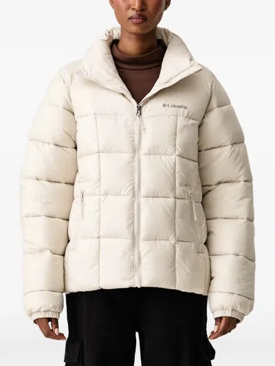 Columbia Quilted High-neck Jacket In Neutral