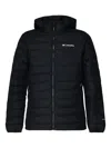 Columbia Quilted Hooded Jacket In Black