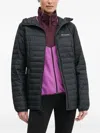 Columbia Quilted Hooded Jacket In Black