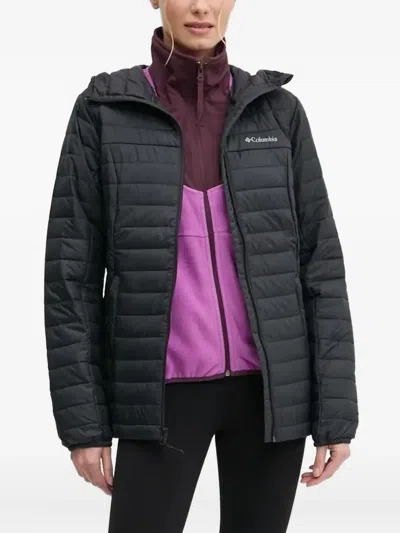 Columbia Quilted Hooded Jacket In Black
